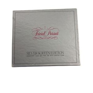 Trivial Pursuit Silver Screen Edition Subsidiary Card Set Use w Master Game 1981